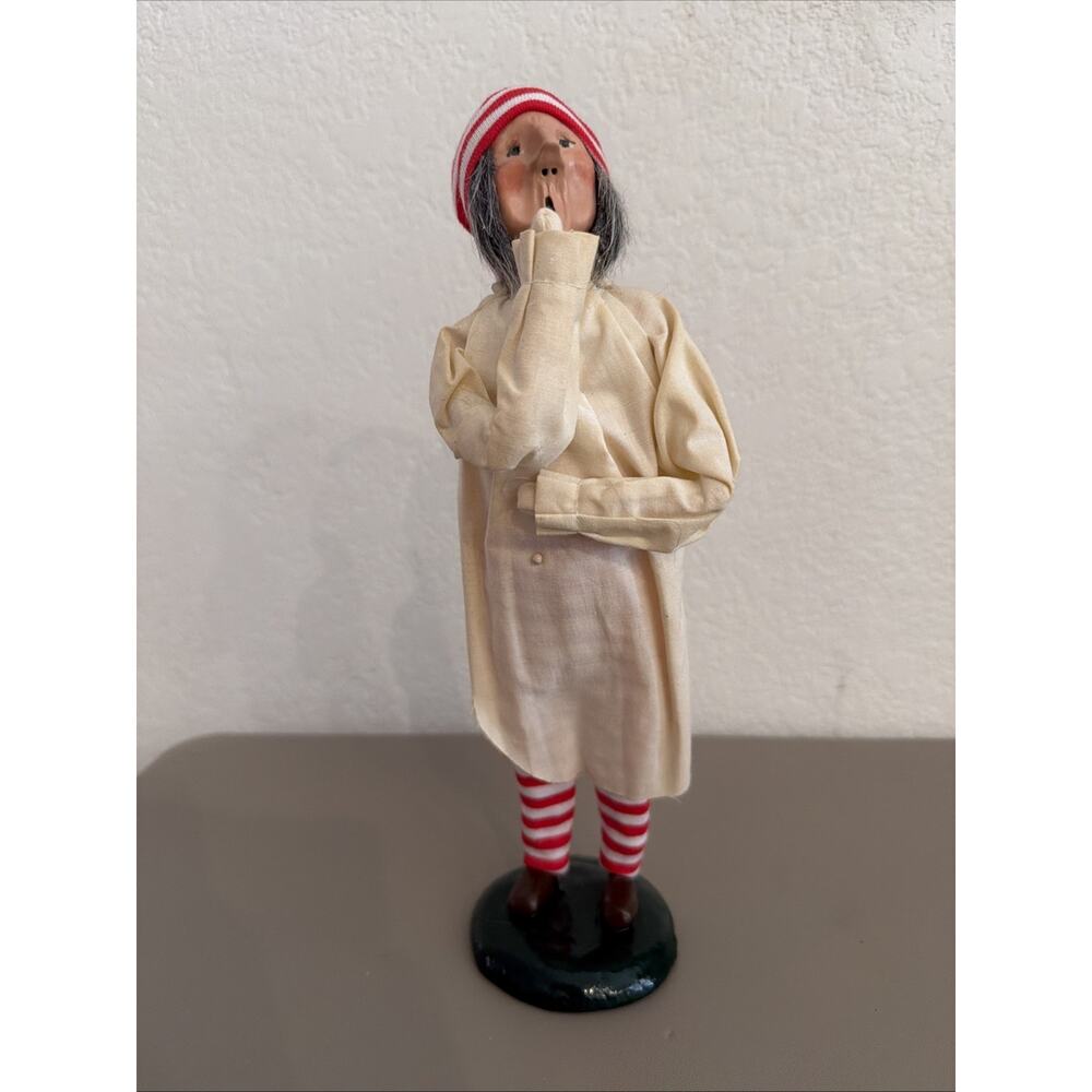 Vintage 1986 Byers’ Choice Scrooge Caroler 2nd Edition Dickens A Christmas Carol